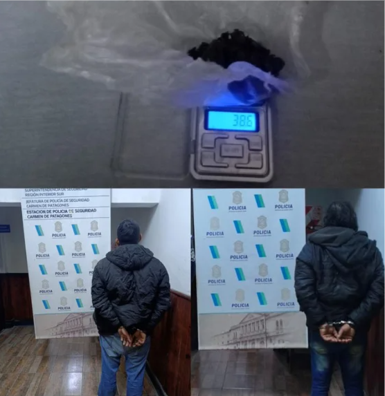 DROGA DETENIDOS