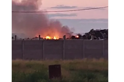 LA ESCOMBRERA INCENDIO