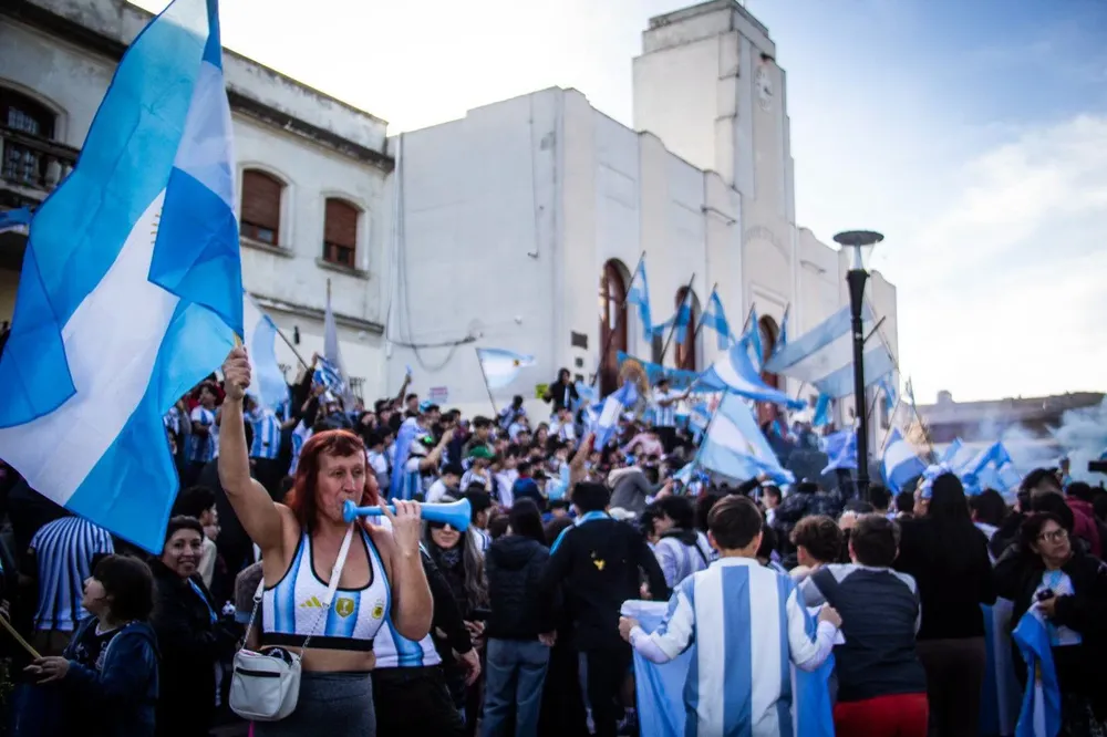 festejos argentina mundial patagones