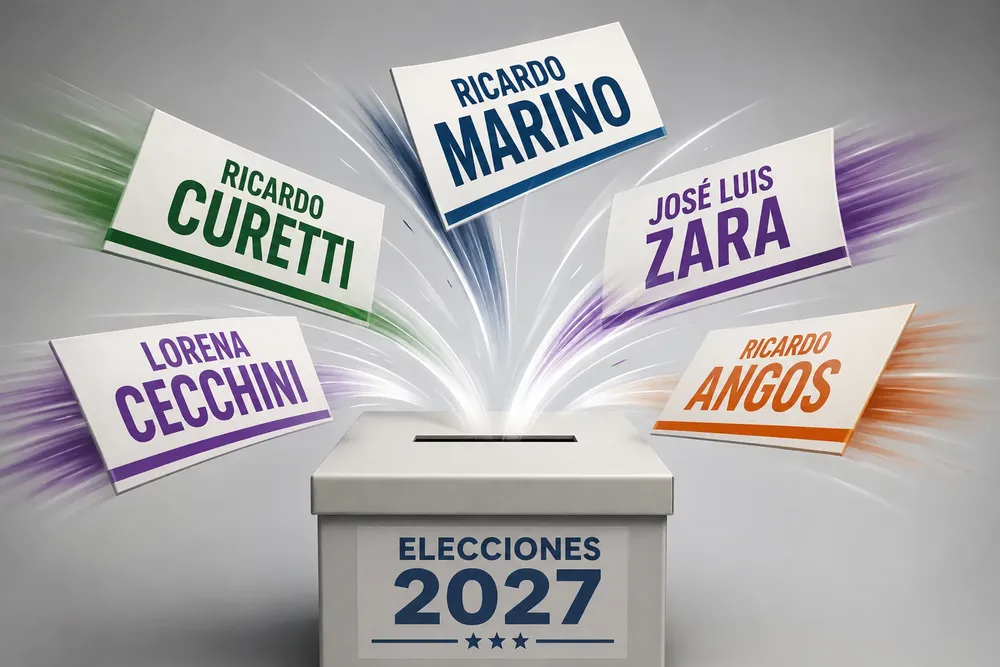 ELECCIONES 2027 RICARDO MARINO RUCARDO CURETTI JOSE ZARA LORENA CECCHINI RICARDO ANGOS