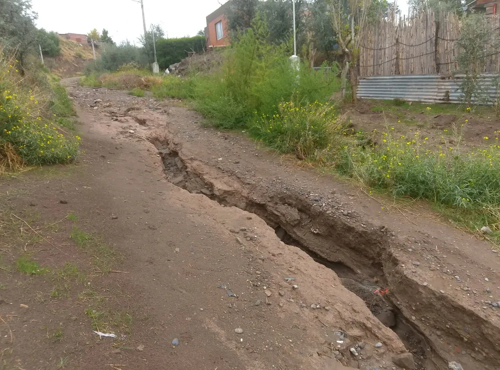CALLE MASCARELLO ZANJA LLUVIA VILLA DEL CARMEN