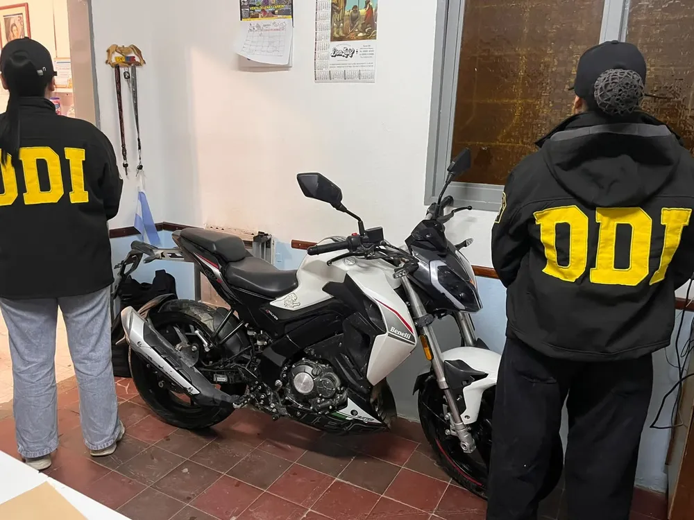 MOTO SECUESTRADA